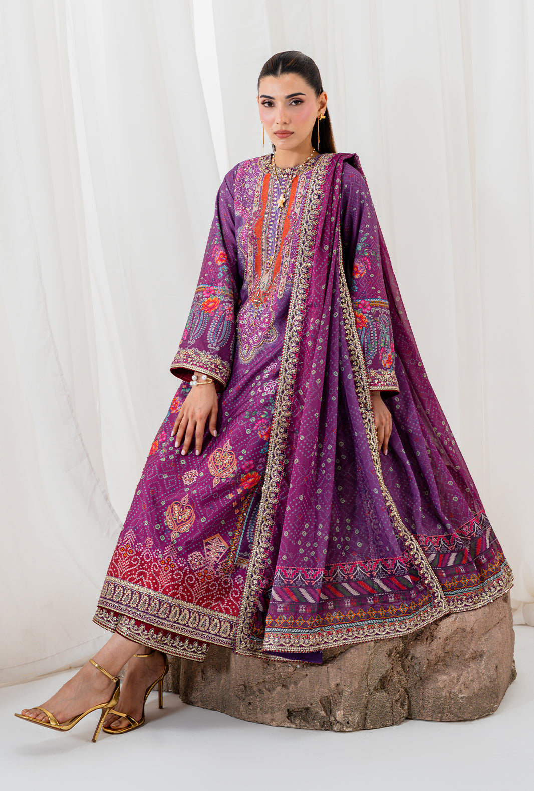 Premium Crepe Silk 3 Piece Suit
