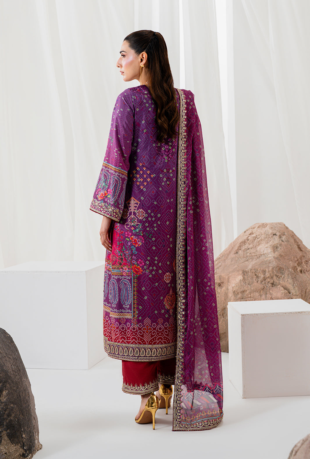 Premium Crepe Silk 3 Piece Suit
