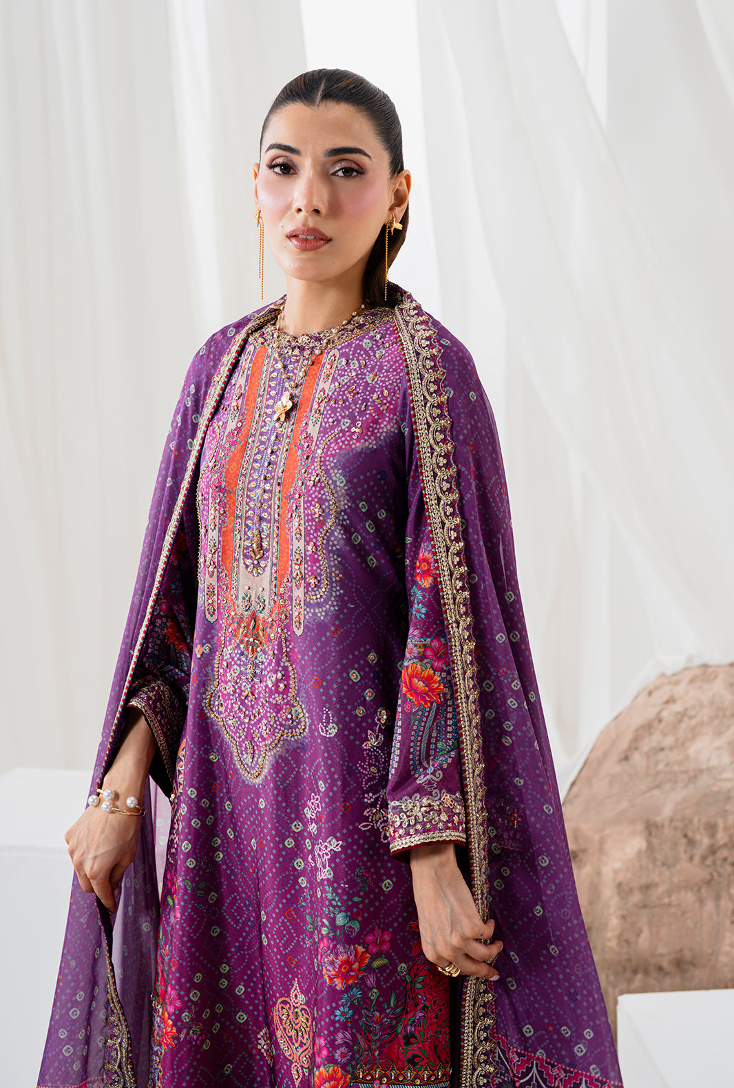 Premium Crepe Silk 3 Piece Suit
