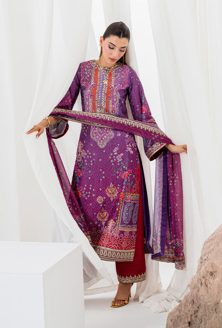 Premium Crepe Silk 3 Piece Suit