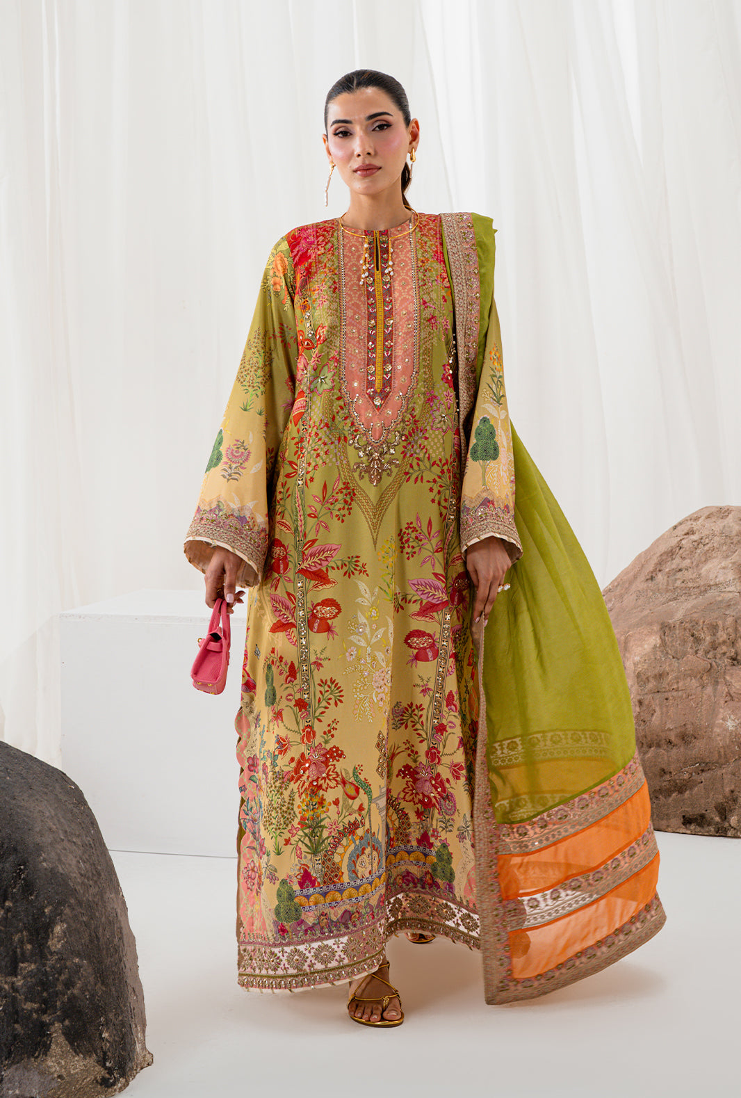 Premium Crepe Silk 3 Piece Suit