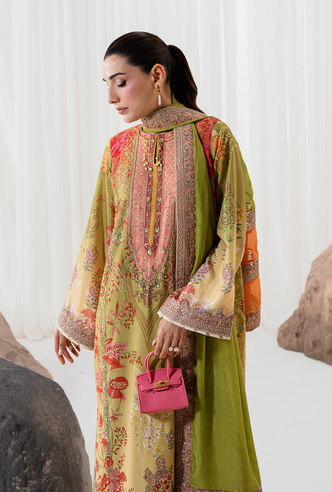 Premium Crepe Silk 3 Piece Suit