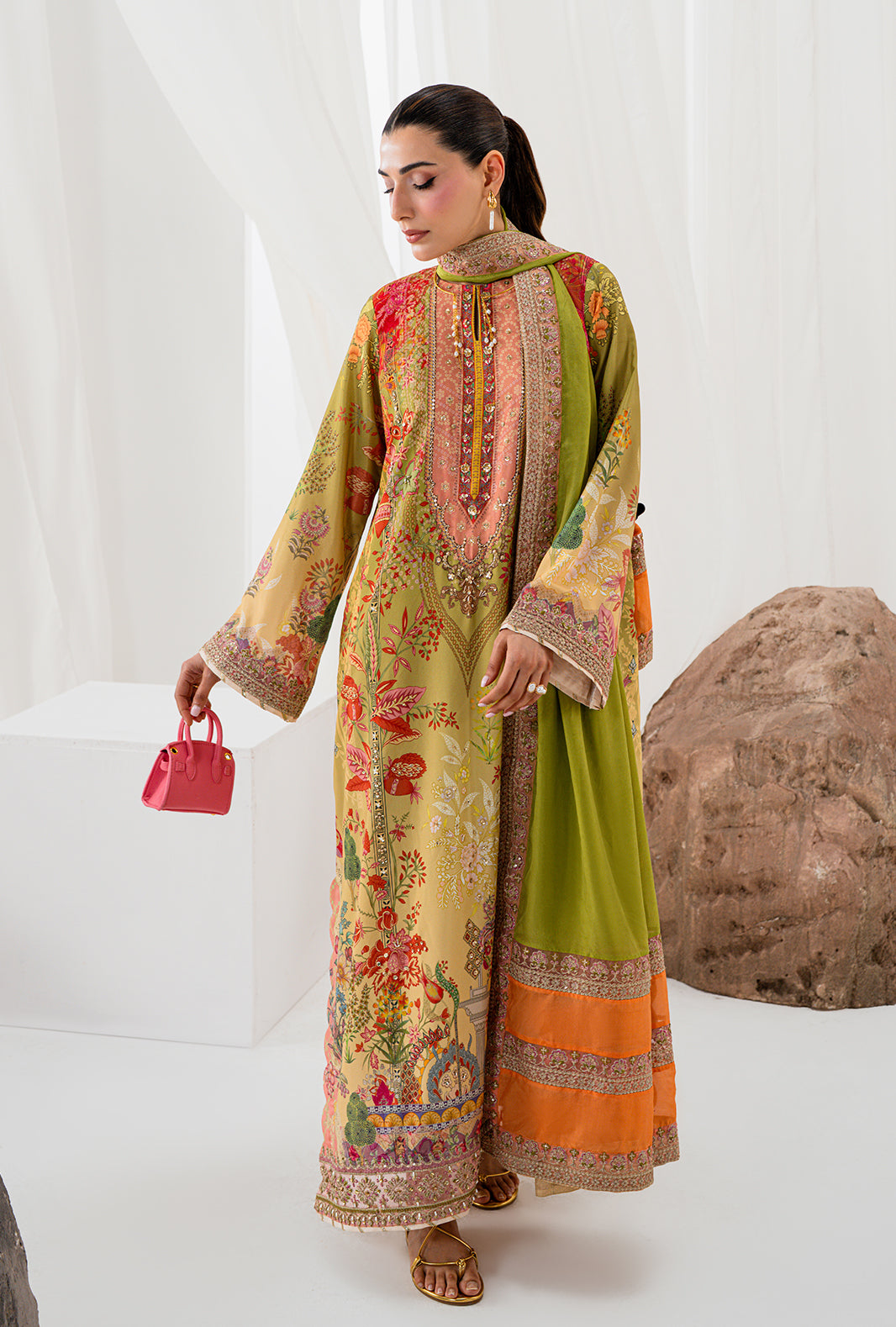 Premium Crepe Silk 3 Piece Suit