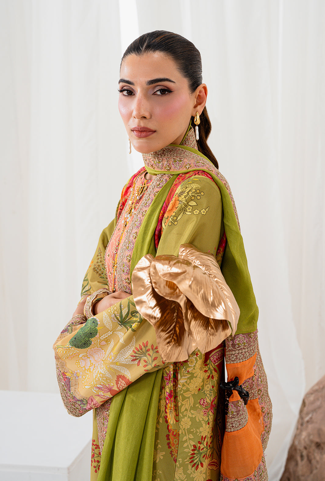 Premium Crepe Silk 3 Piece Suit