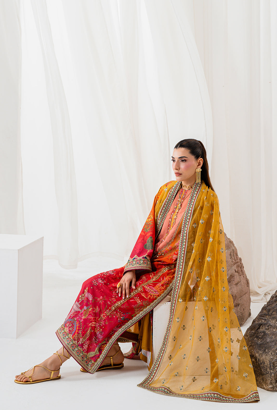 Premium Crepe Silk 3 Piece Suit