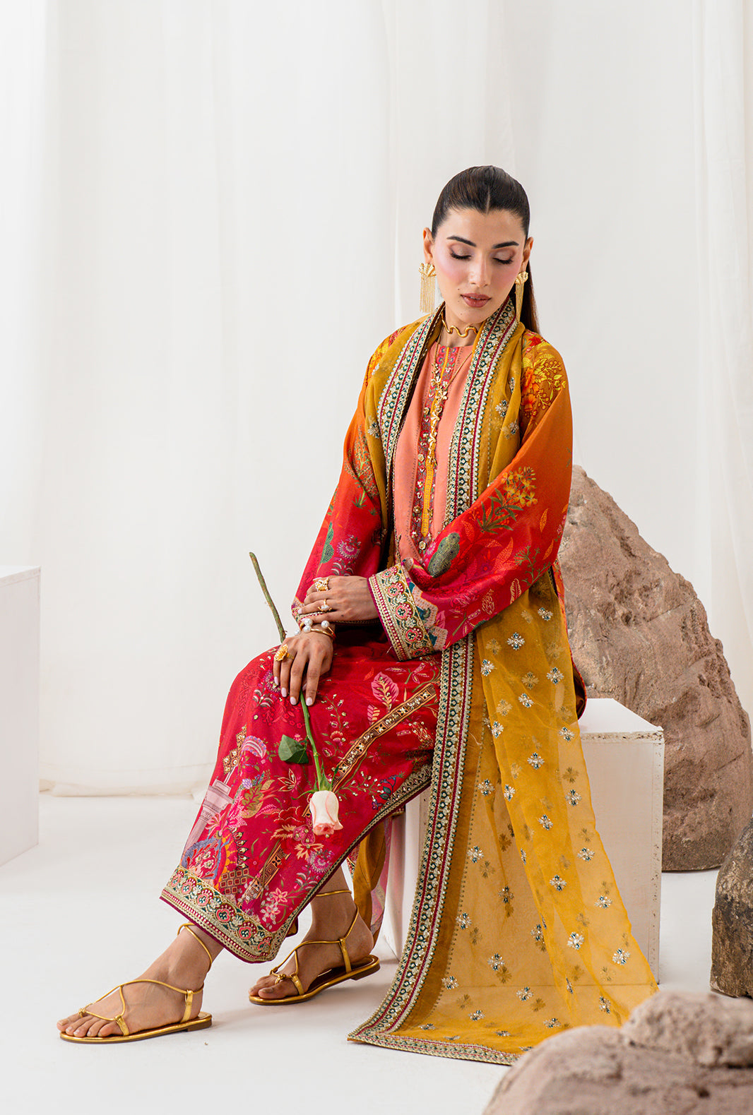 Premium Crepe Silk 3 Piece Suit