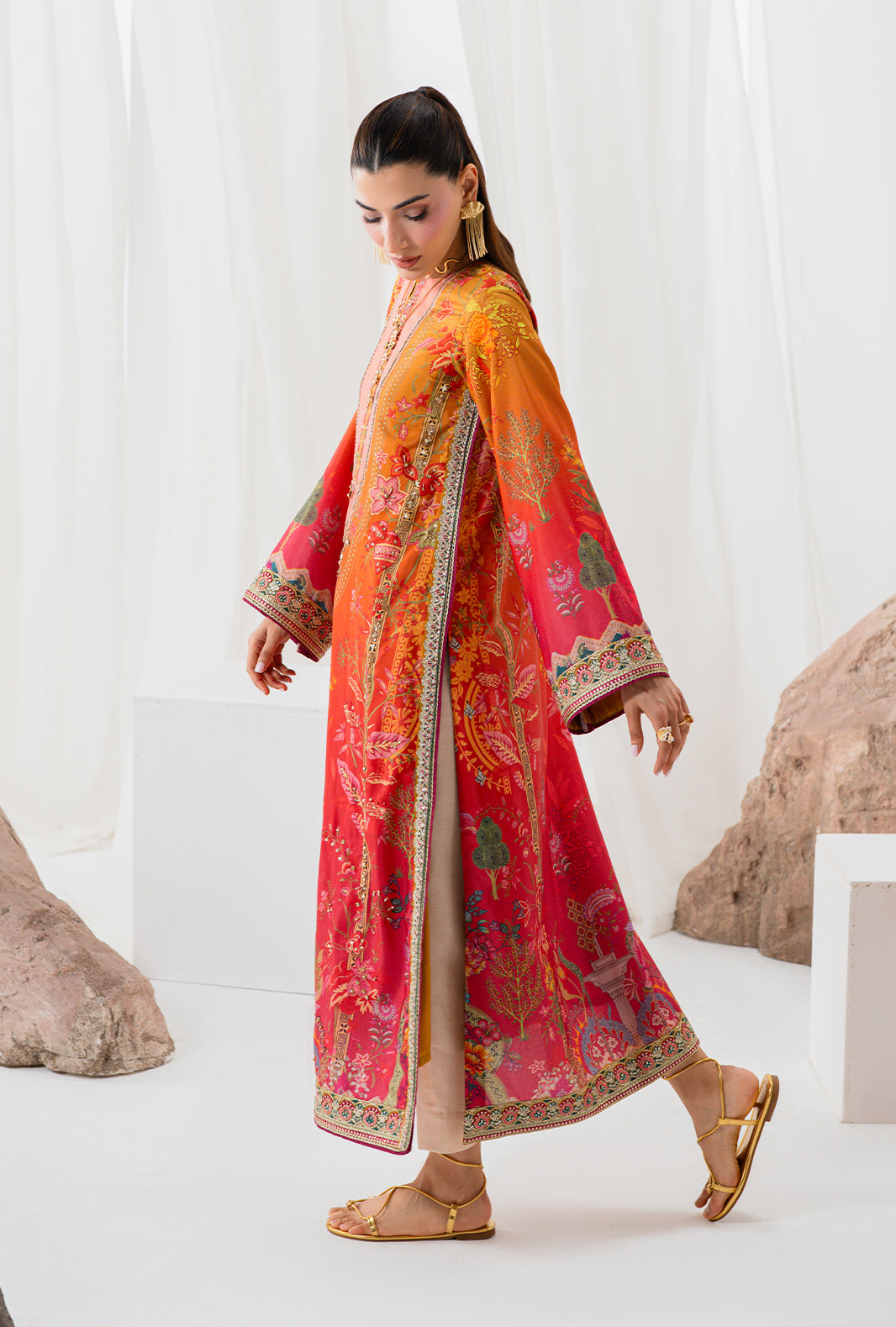 Premium Crepe Silk 3 Piece Suit