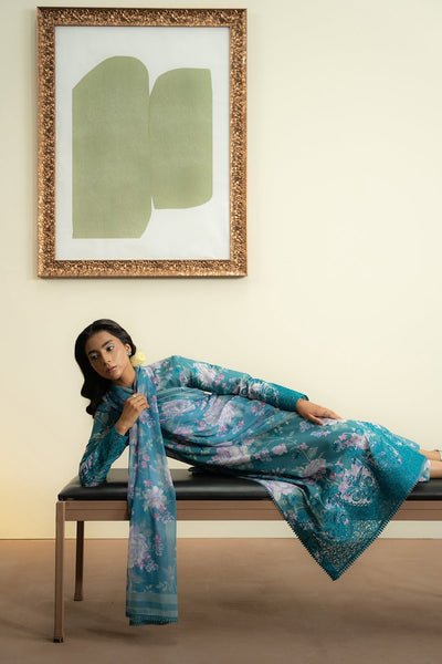 The Bare Minimum Embroidered  Lawn
