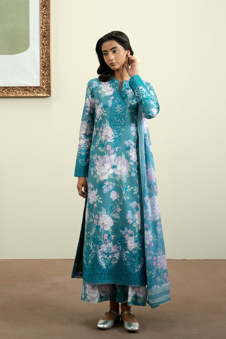 The Bare Minimum Embroidered  Lawn