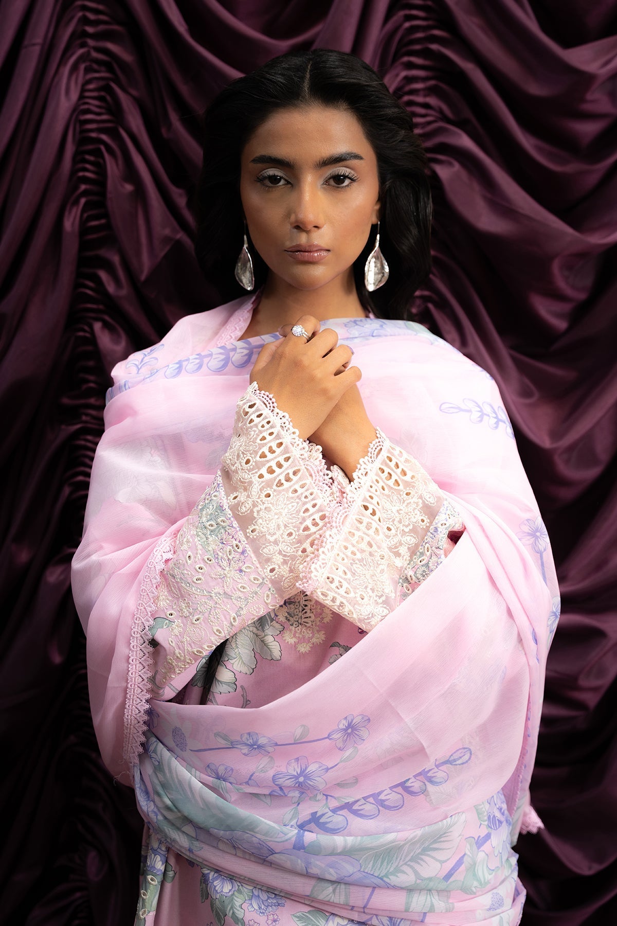 The Bare Minimum Embroidered  Lawn