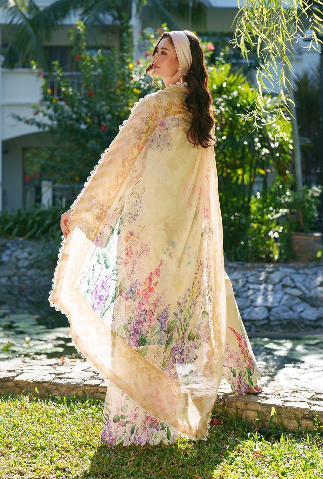 Printed Chikankari