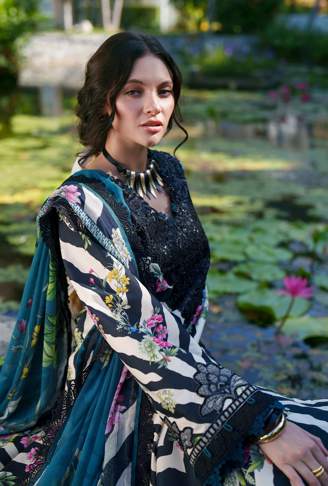 Printed Chikankari