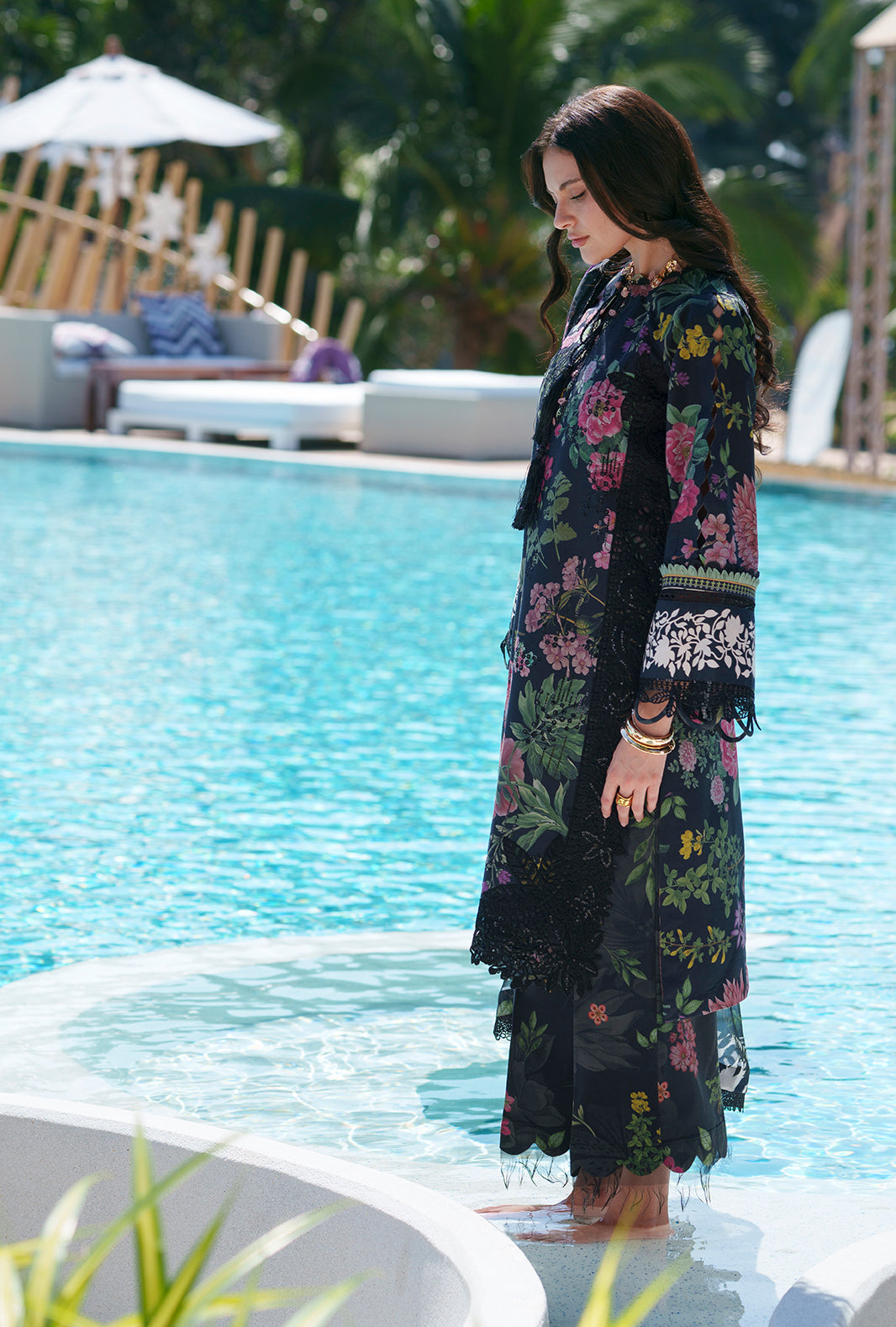 Printed Chikankari