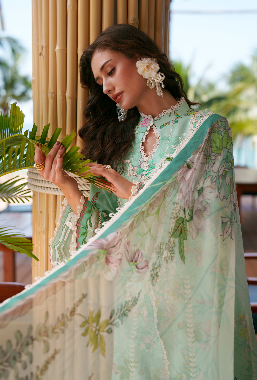 Printed Chikankari