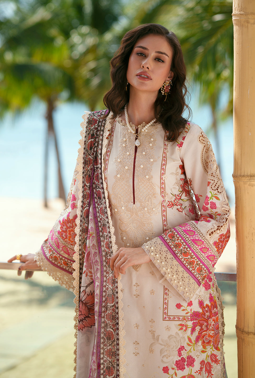 Printed Chikankari