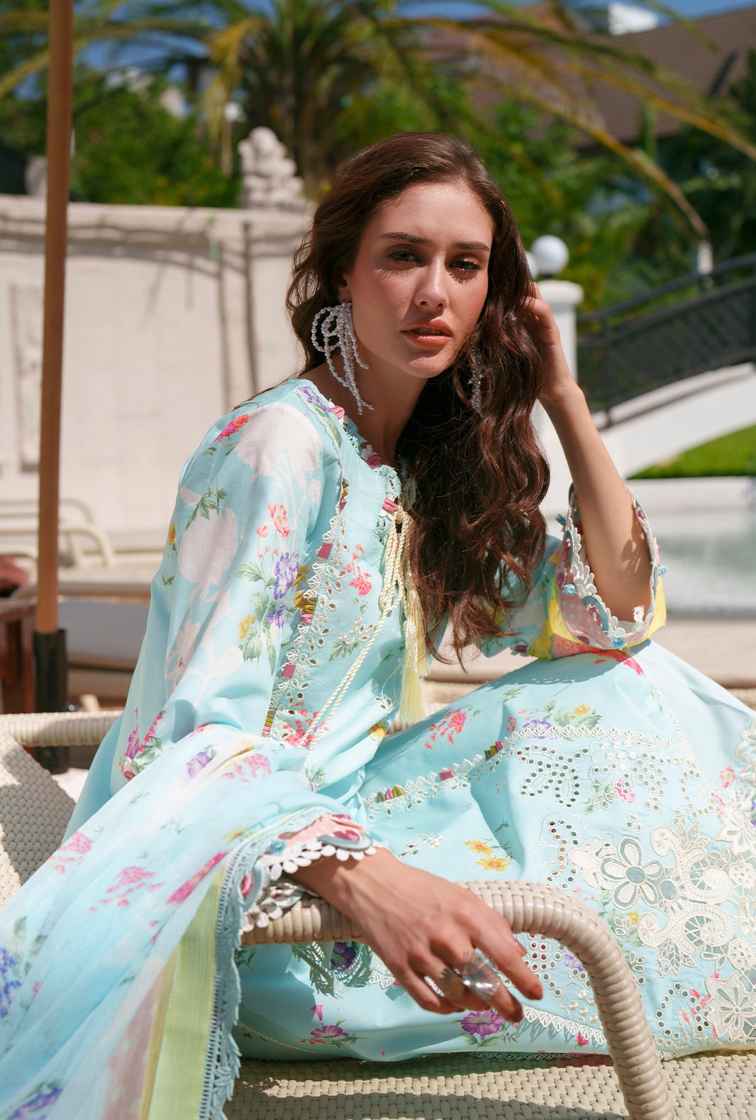 Printed Chikankari