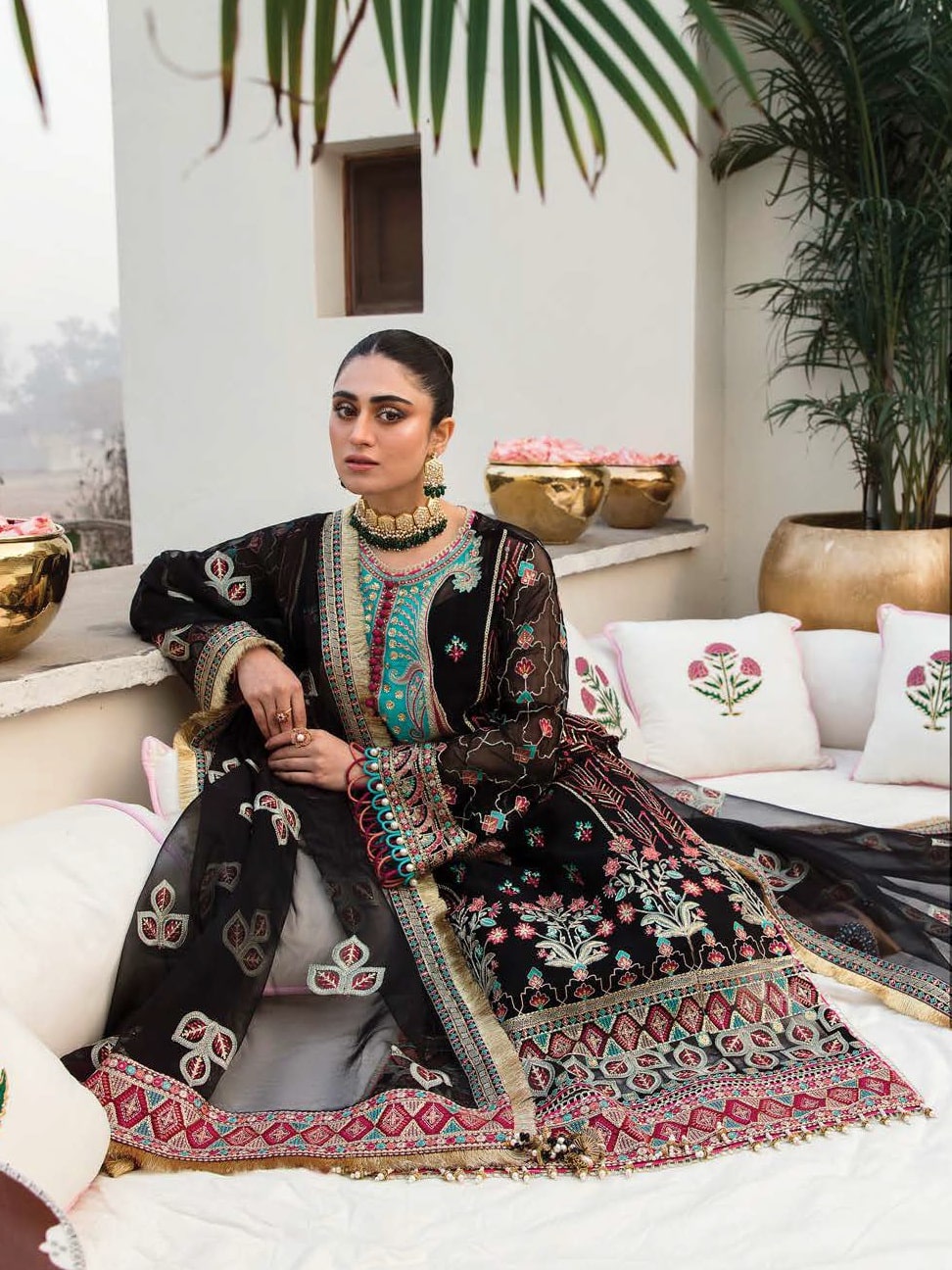 Mehrbano Ayzel by Afrozeh Embroidered Luxury Formal Suit