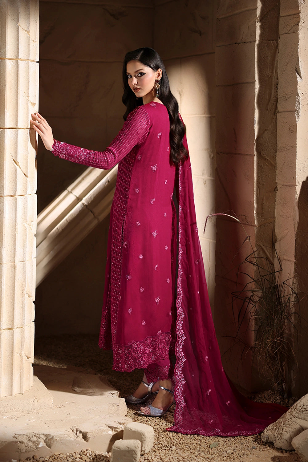 Luxe Embroidered Chiffon