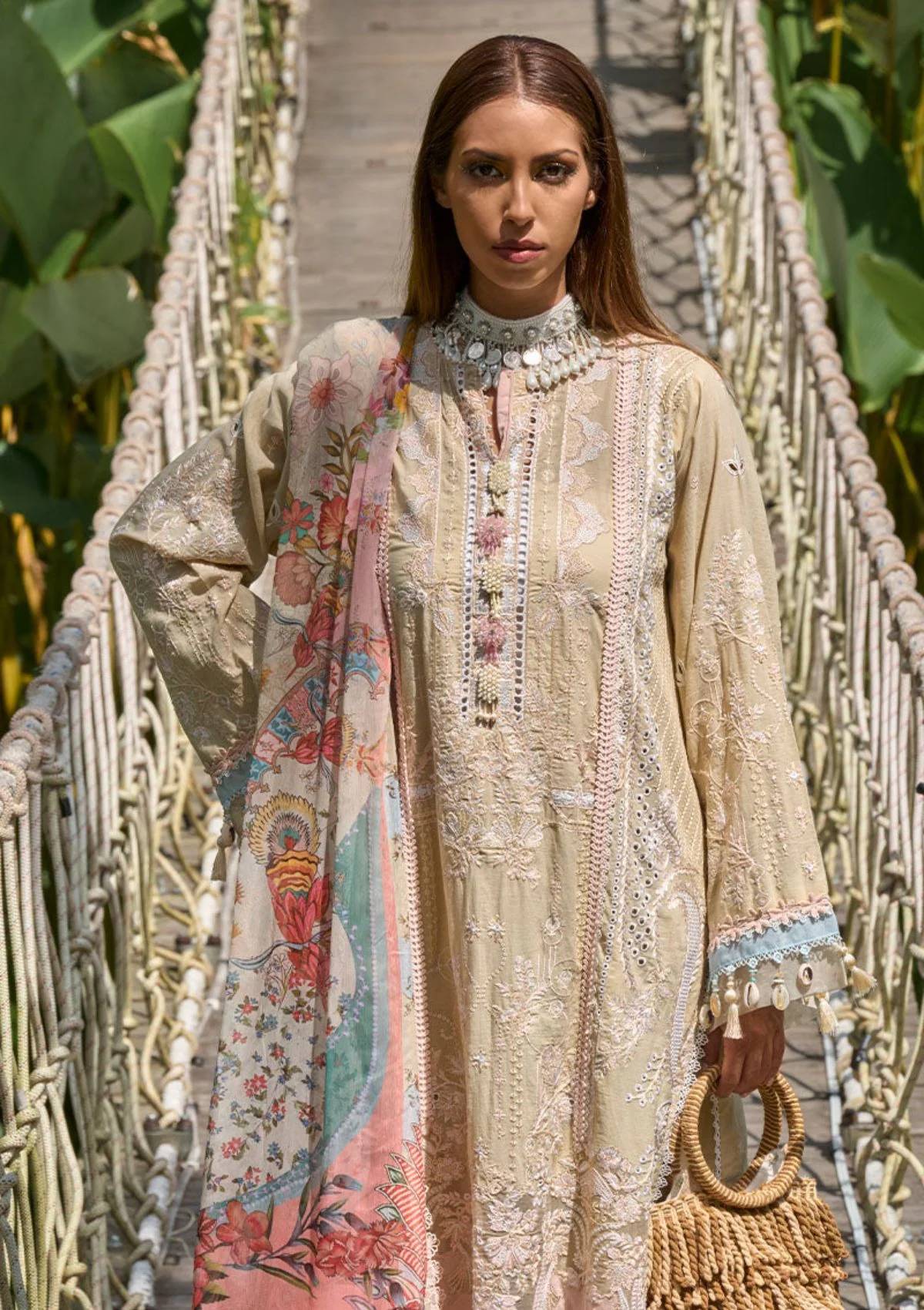 Ansab Jahangir Zoha Luxury Lawn - ADENIUM