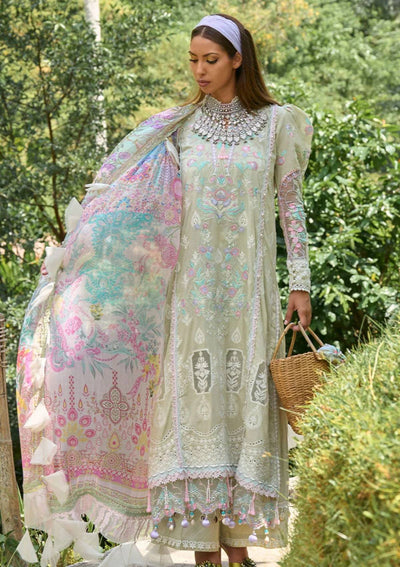 Ansab Jahangir Zoha Luxury Lawn - ANTHURIUM