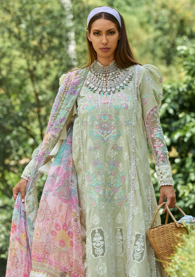 Ansab Jahangir Zoha Luxury Lawn - ANTHURIUM
