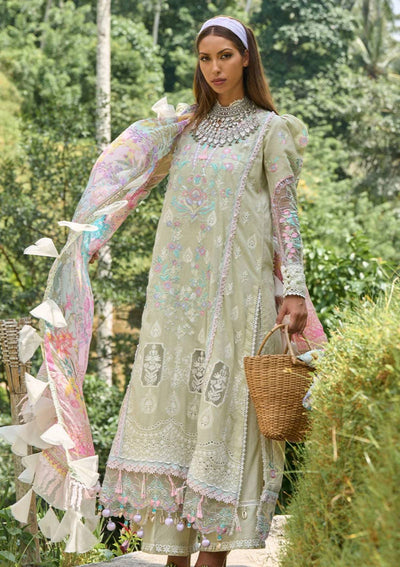 Ansab Jahangir Zoha Luxury Lawn - ANTHURIUM