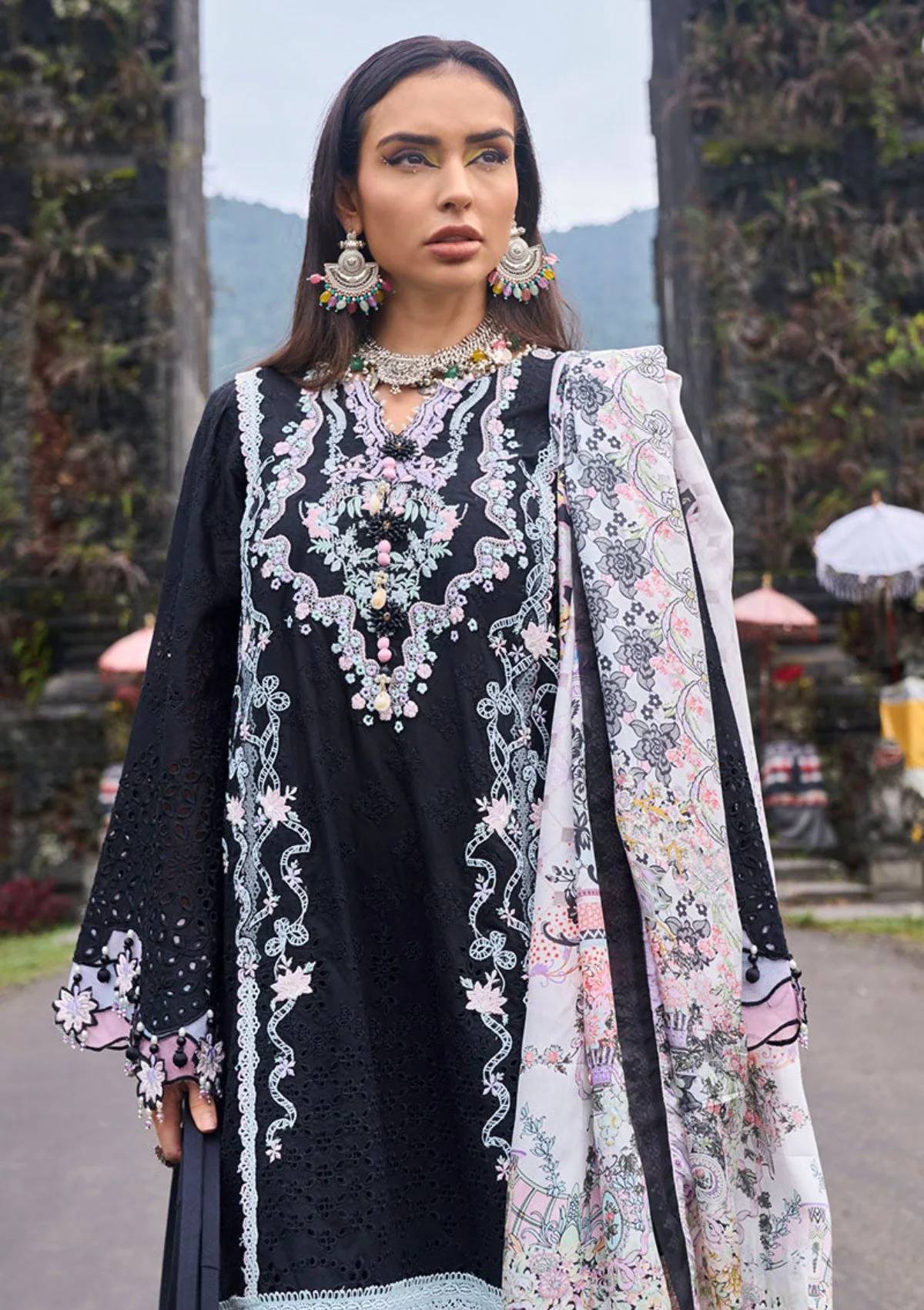 Ansab Jahangir Zoha Luxury Lawn - GOMPHRENA