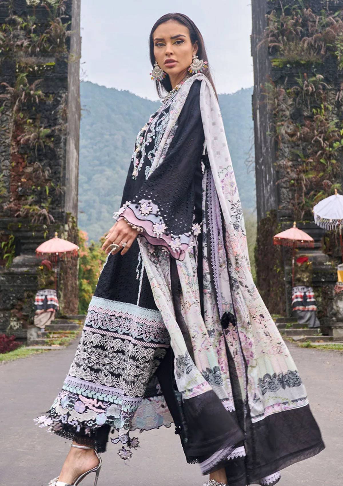 Ansab Jahangir Zoha Luxury Lawn - GOMPHRENA