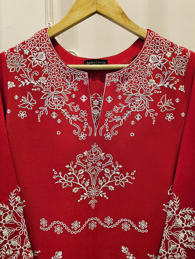 Pure Embroidered Lawn Shirt