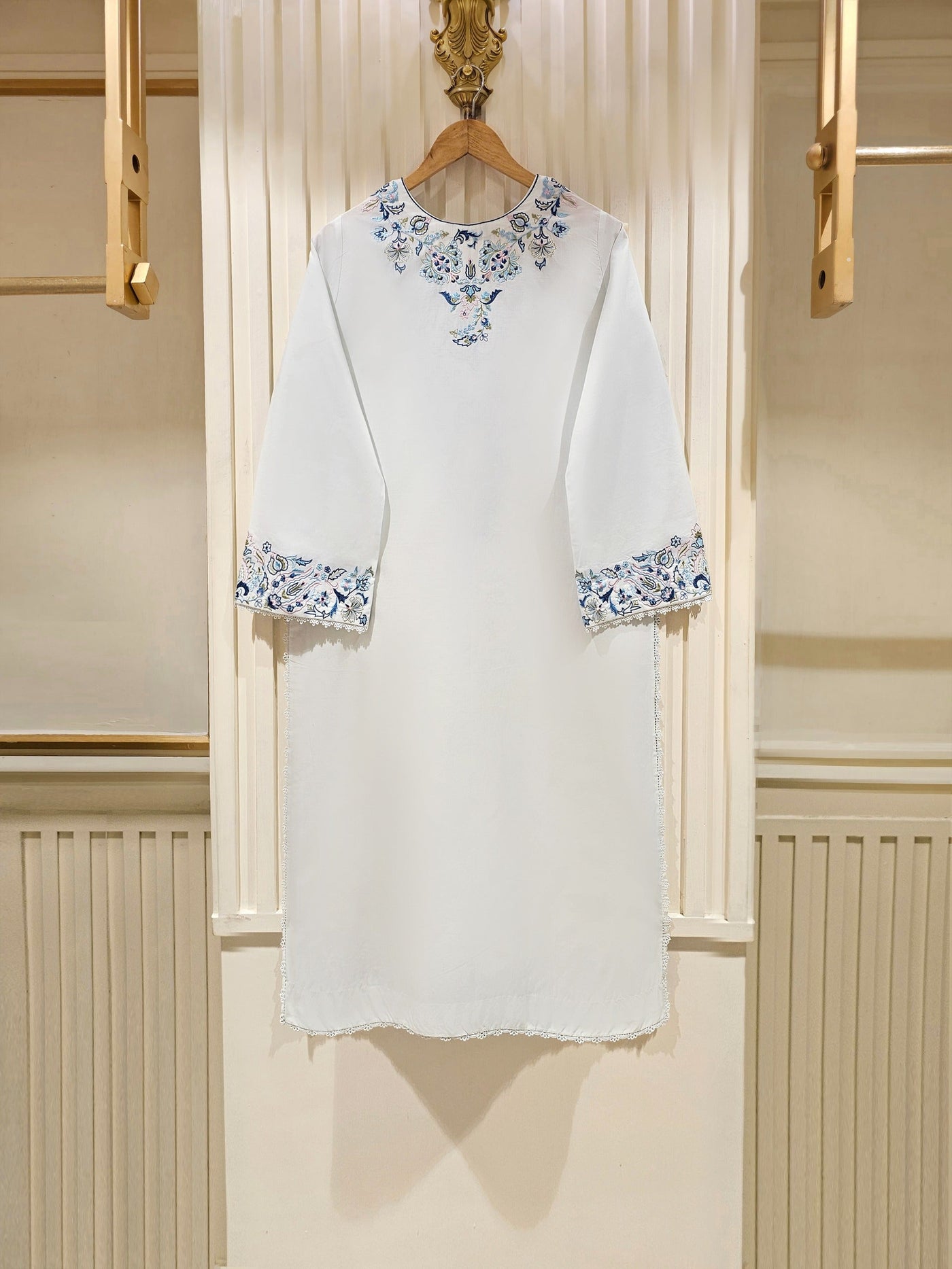 Pure Embroidered Lawn Shirt