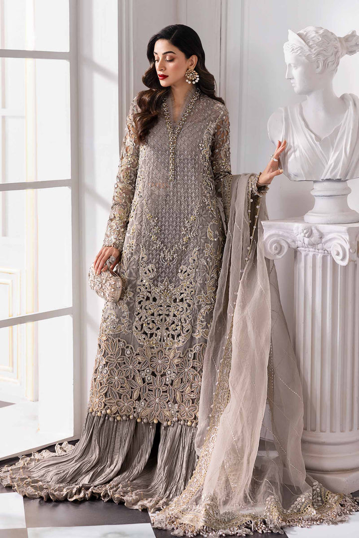3 Piece Unstitched Embroidered Organza Suit