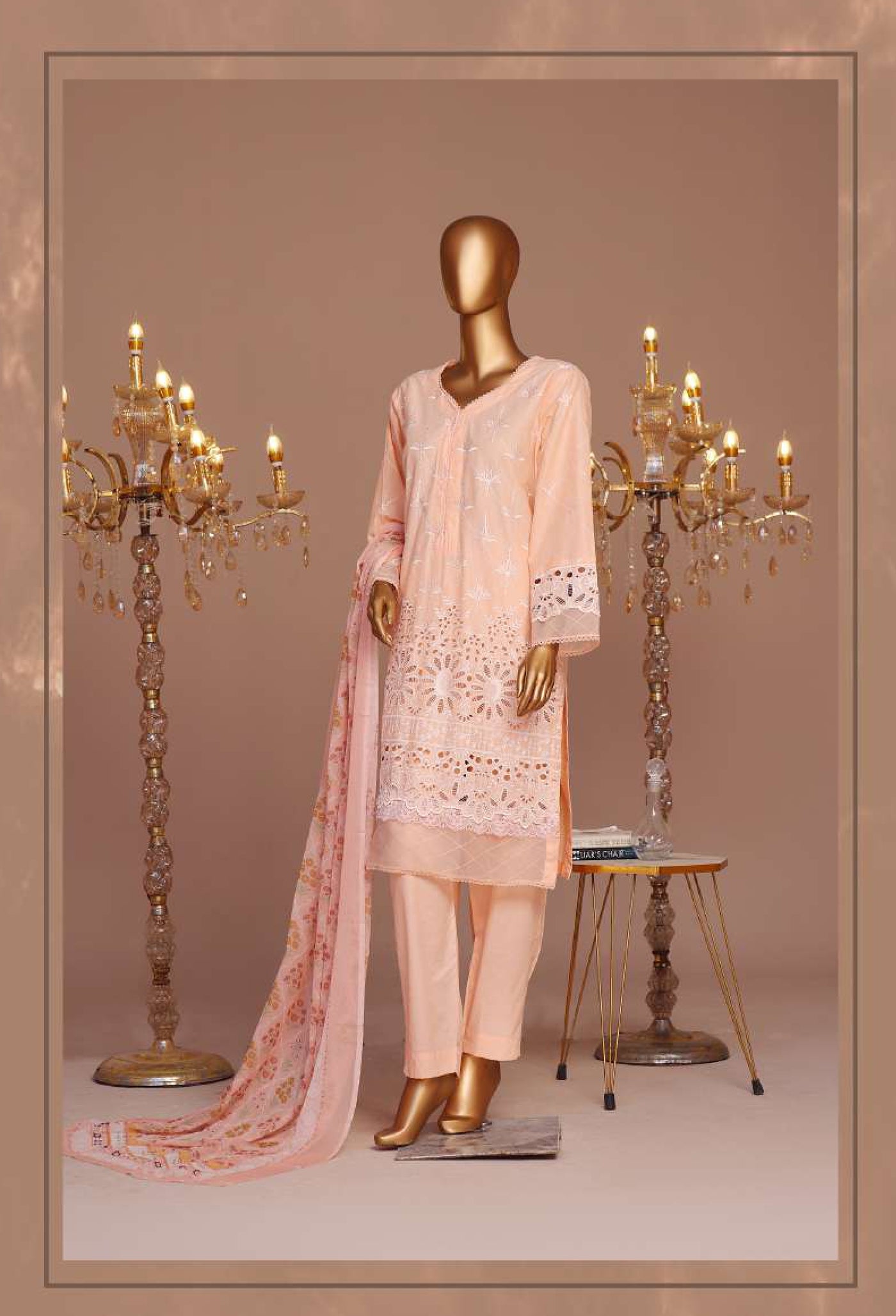 BIN SAEED COTTON LUXURY EMBROIDERED (Pret)