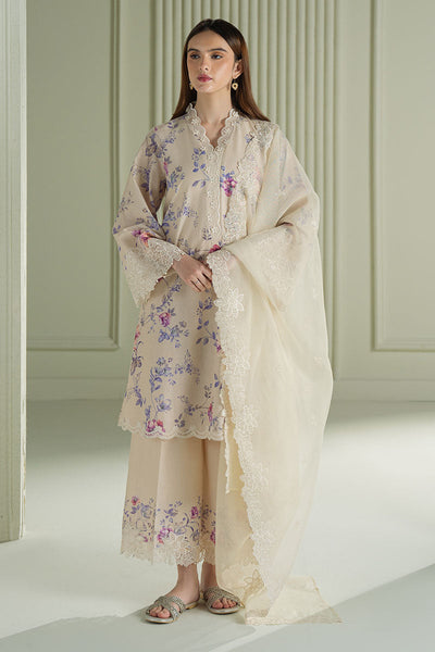 3PC EMBROIDERED LAWN SUIT