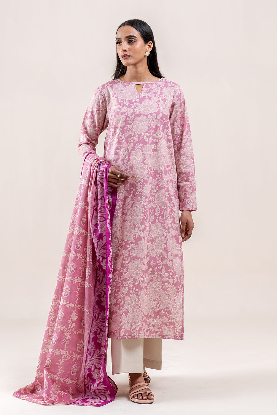 2 PIECE PRINTED LAWN SUIT