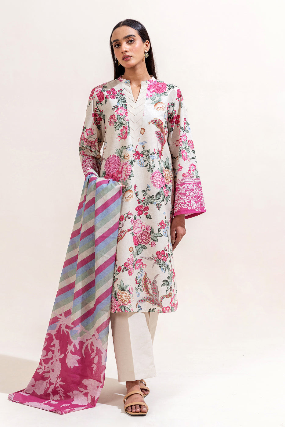 3 PIECE PRINTED LAWN SUIT