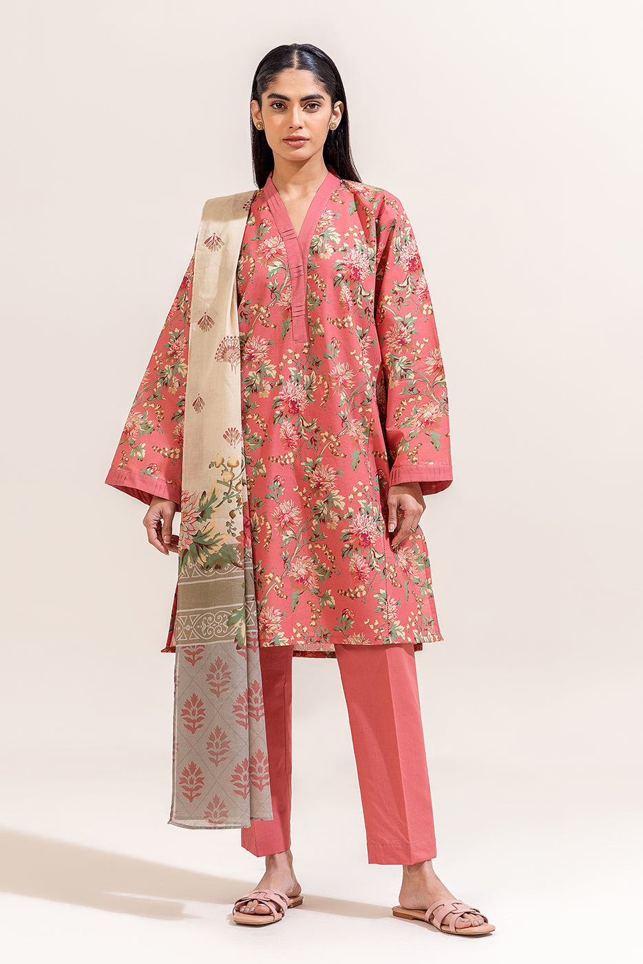 3 PIECE PRINTED LAWN SUIT
