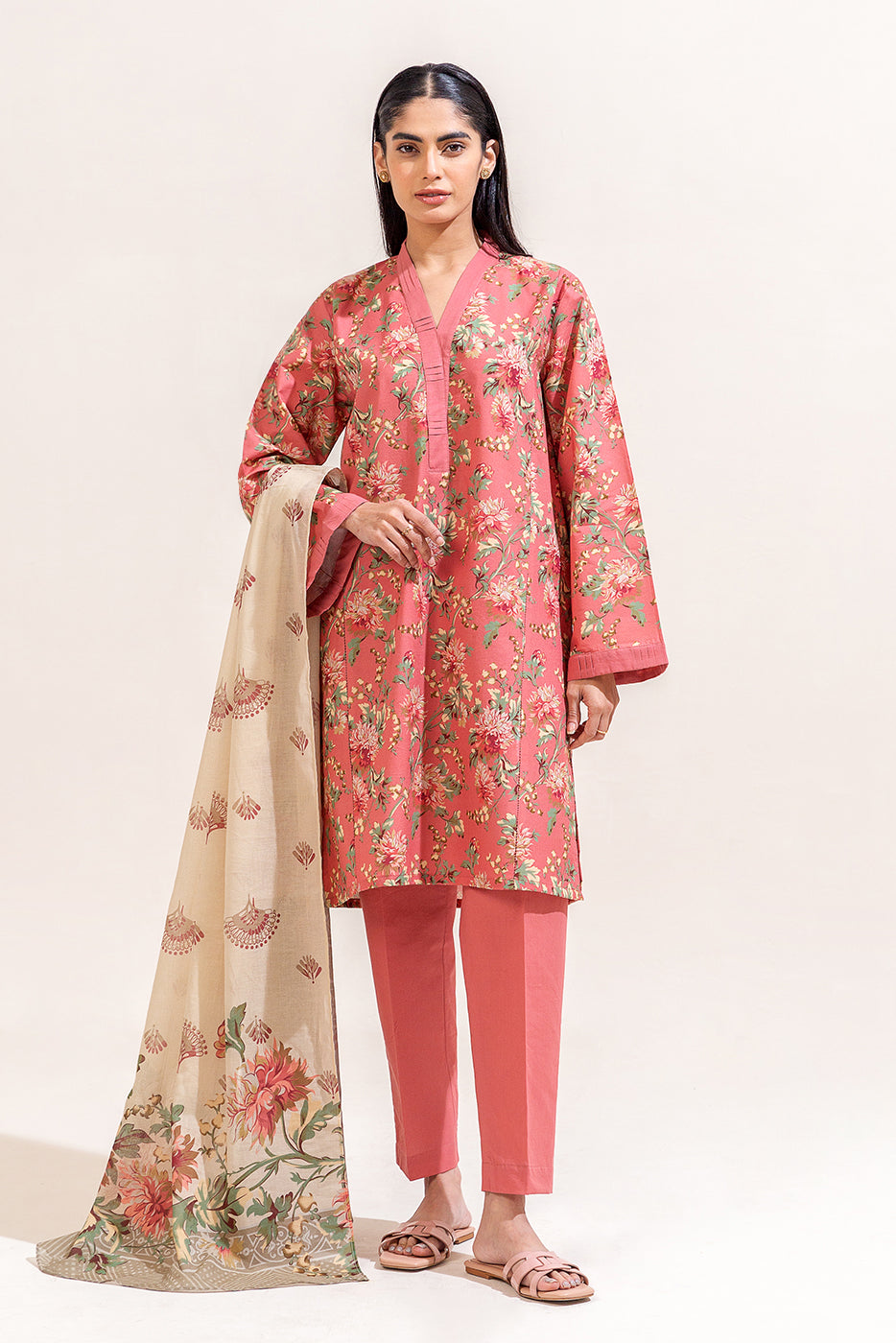 3 PIECE PRINTED LAWN SUIT