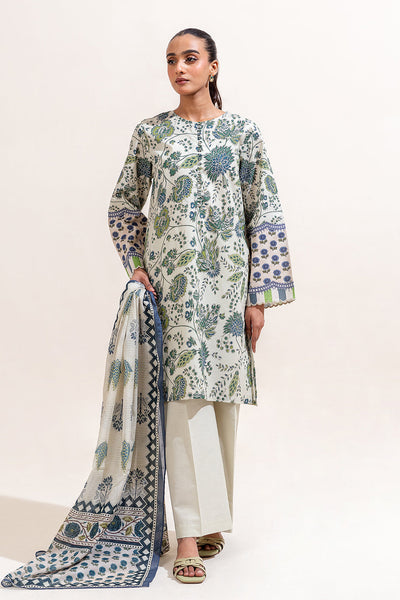 3 PIECE PRINTED LAWN SUIT