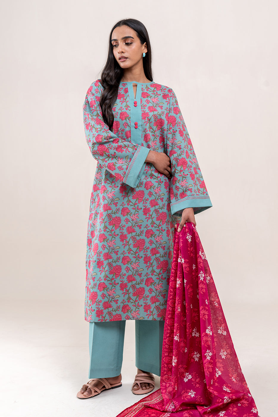 3 PIECE PRINTED LAWN SUIT