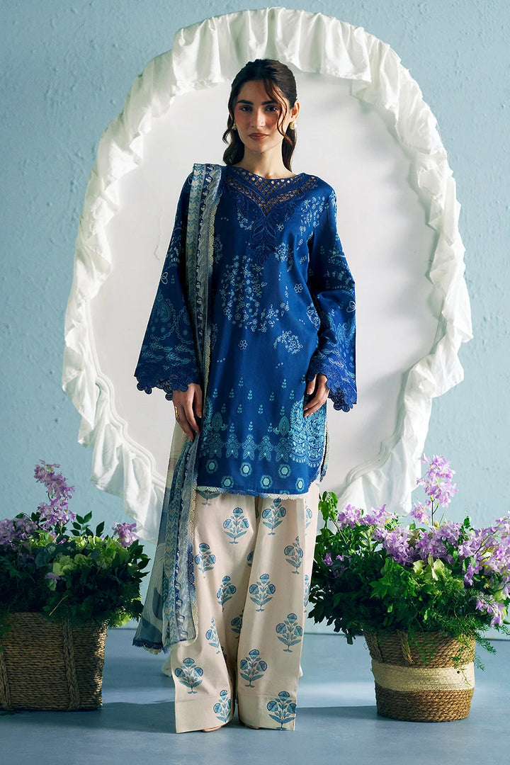 Embroidered and printed lawn Stitched 3pc