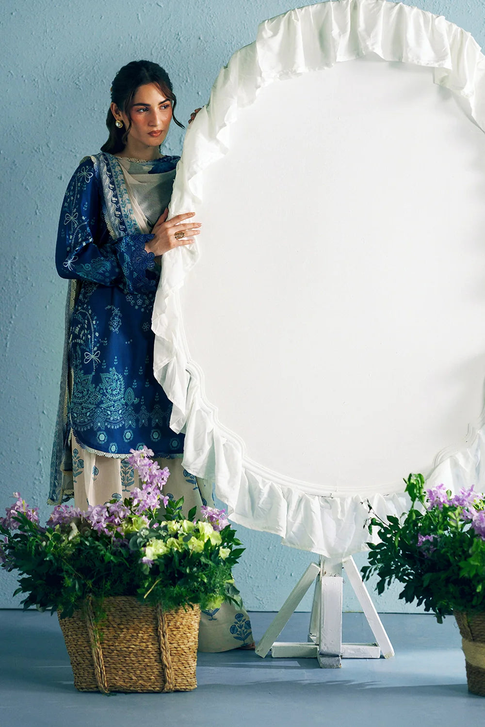 Embroidered and printed lawn Stitched 3pc