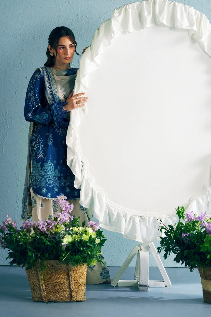 Embroidered and printed lawn Stitched 3pc