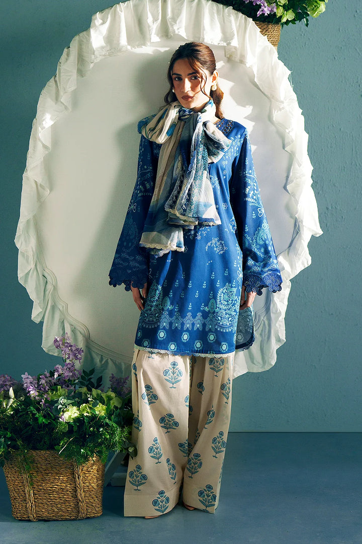 Embroidered and printed lawn Stitched 3pc