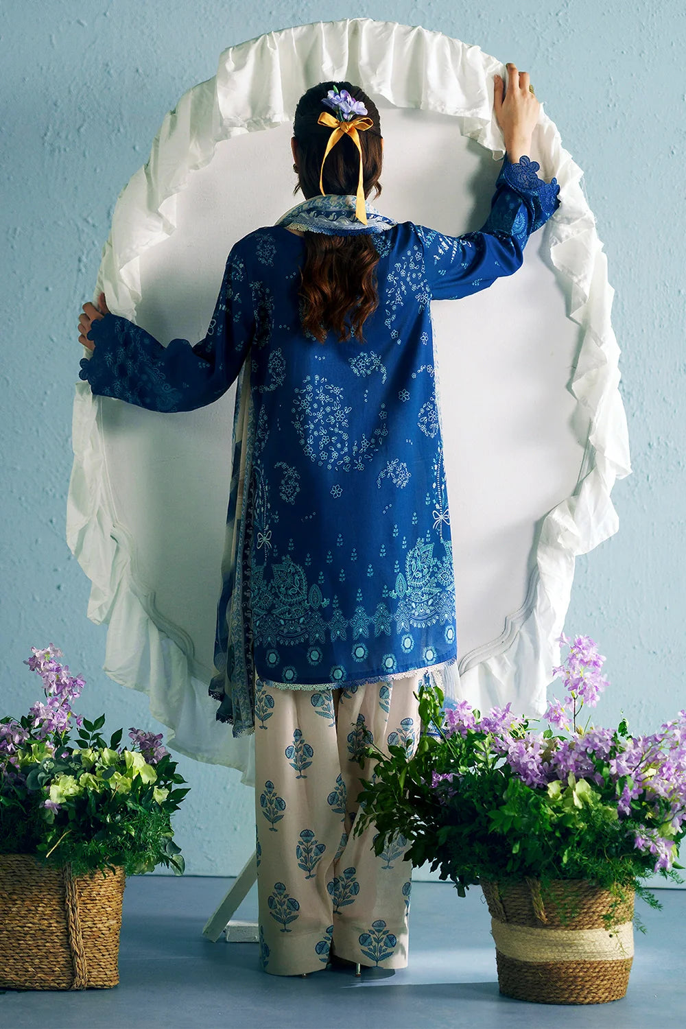 Embroidered and printed lawn Stitched 3pc