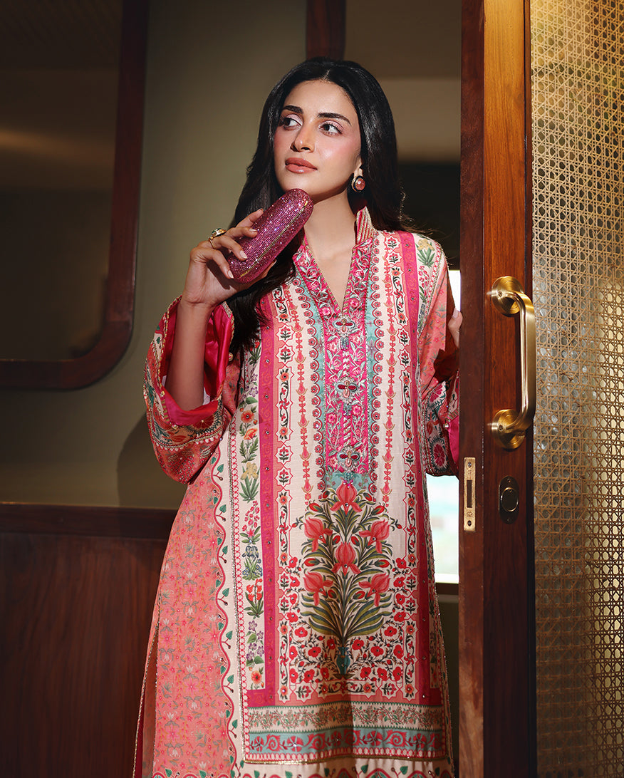Hemline Nirvana Unstitched 3 Pc