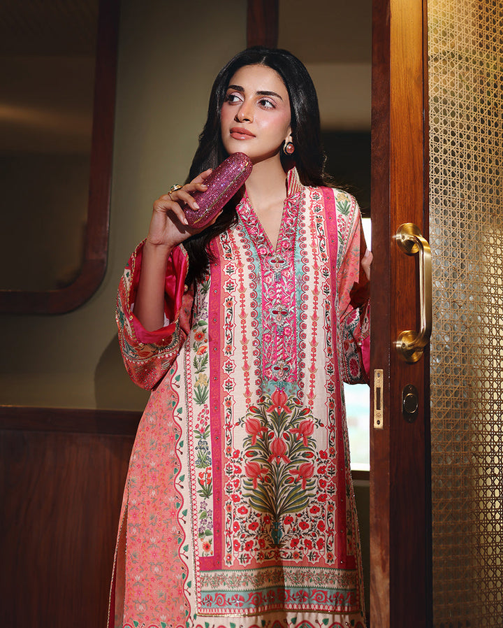 Hemline Nirvana Unstitched 3 Pc