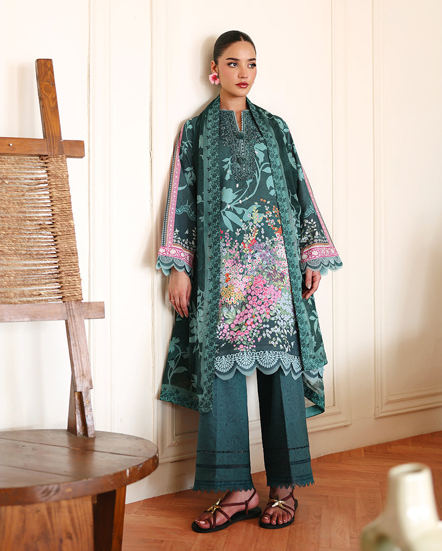 eclat garden printed lawn