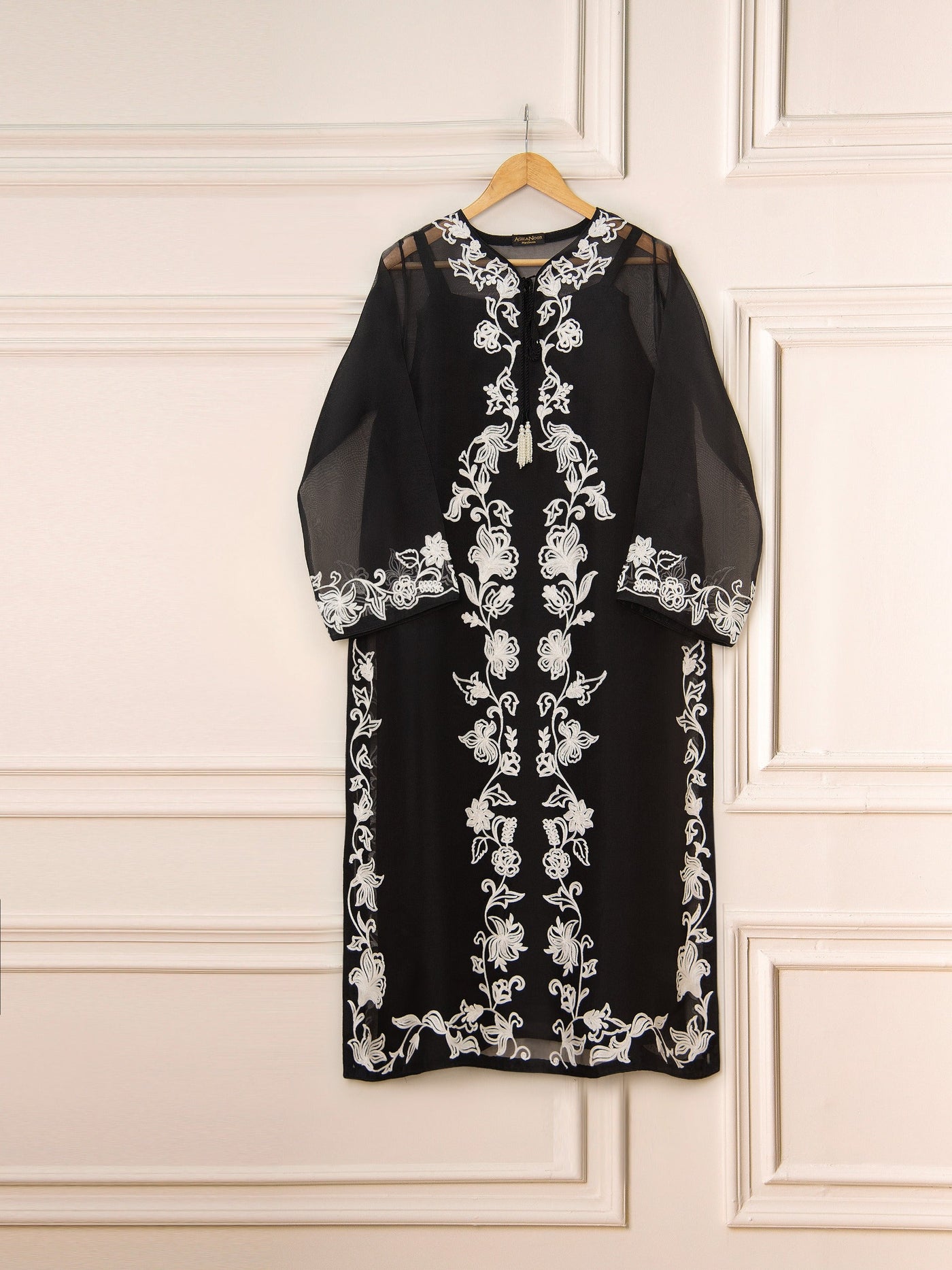 3 Piece - Pure Organza Embroidered Suit