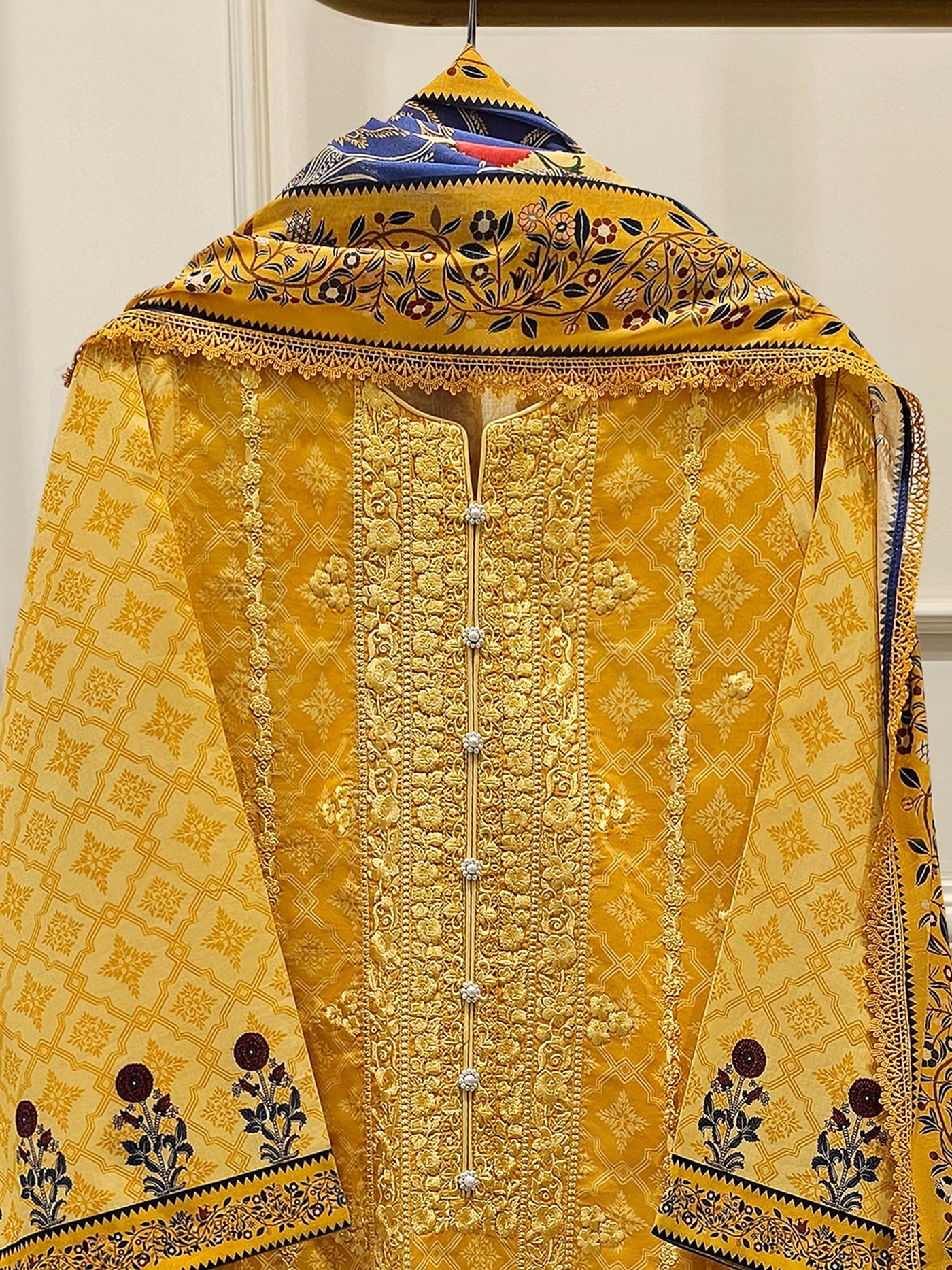 2 Piece - Digital Printed Embroidered Lawn Suit
