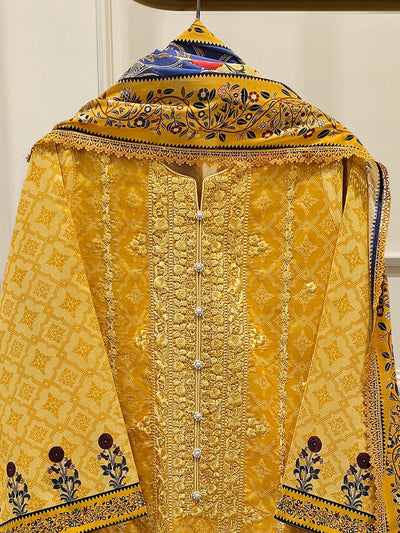 2 Piece - Digital Printed Embroidered Lawn Suit